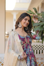 Load image into Gallery viewer, Rushi Russian Silk Anarkali | Shoppers Trend