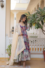 Load image into Gallery viewer, Rushi Russian Silk Anarkali | Shoppers Trend