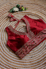 Load image into Gallery viewer, Vanya Chilly Silk Stitched Blouse | Shoppers Trend