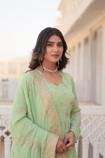 Load image into Gallery viewer, Deni Faux Georgette Anarkali | Shoppers Trend