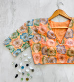 Load image into Gallery viewer, Krisha Bridal Organza Stitched Blouse | Shoppers Trend