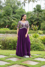 Load image into Gallery viewer, Jenika Faux Blooming Gown | Shoppers Trend