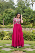 Load image into Gallery viewer, Jenika Faux Blooming Gown | Shoppers Trend