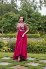 Load image into Gallery viewer, Jenika Faux Blooming Gown | Shoppers Trend