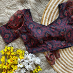 Load image into Gallery viewer, Devika Kazak Organza Stitched Blouse | Shoppers Trend