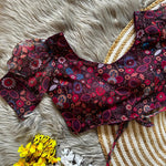Load image into Gallery viewer, Devika Kazak Organza Stitched Blouse | Shoppers Trend