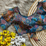 Load image into Gallery viewer, Devika Kazak Organza Stitched Blouse | Shoppers Trend