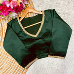 Load image into Gallery viewer, Dhruvi Navtran Silk Stitched Blouse | Shoppers Trend