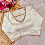 Load image into Gallery viewer, Dhruvi Navtran Silk Stitched Blouse | Shoppers Trend