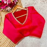 Load image into Gallery viewer, Dhruvi Navtran Silk Stitched Blouse | Shoppers Trend