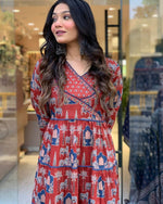 Load image into Gallery viewer, Vidhi Heavy Cotton Maroon Anarkali | Shoppers Trend