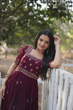 Load image into Gallery viewer, Falguni Faux Blooming Gown | Shoppers Trend