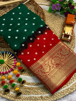 Load image into Gallery viewer, Bhumi Cotton Silk Saree | Shoppers Trend