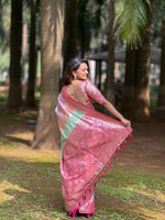 Load image into Gallery viewer, Maalavi Soft Banarasi Silk Saree | Shoppers Trend