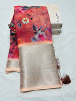 Load image into Gallery viewer, Aarini Linen Cotton Saree | Shoppers Trend