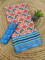 Load image into Gallery viewer, Shanvi Soft Crakel viscose Saree | Shoppers Trend