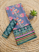 Load image into Gallery viewer, Shanvi Soft Crakel viscose Saree | Shoppers Trend