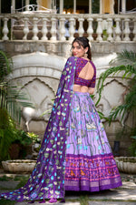 Load image into Gallery viewer, Shreya Tussar Silk Dhavani / Langa Davani / Half Sarees | Shoppers Trend