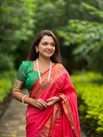 Load image into Gallery viewer, Maitri Soft Paithani Silk Saree | Shoppers Trend