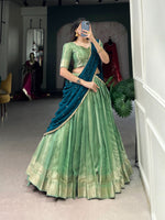 Load image into Gallery viewer, Reena Kanchipuram Davani Set / Langa Davani / Half Sarees | Shoppers Trend