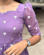 Load image into Gallery viewer, Nivya Maska Cotton Purple Dress | Shoppers Trend