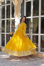 Load image into Gallery viewer, Maya Faux Blooming Georgette Anarkali | Shoppers Trend