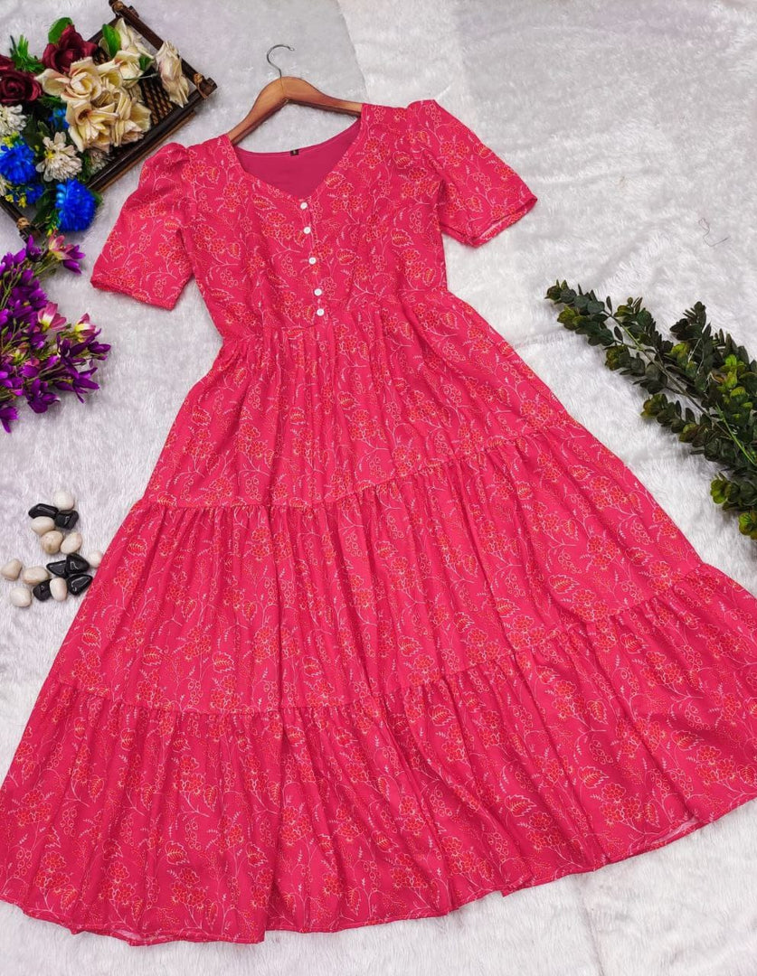Renuka Muslin Dress | Shoppers Trend
