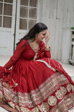 Load image into Gallery viewer, Reshma Faux Blooming Anarkali | Shoppers Trend
