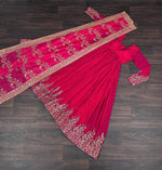Load image into Gallery viewer, Apexa Faux Blooming Pink Anarkali | Shoppers Trend