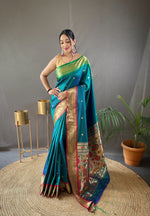 Load image into Gallery viewer, Laxmi Paithani Saree | Shoppers Trend