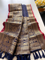 Load image into Gallery viewer, Ratan Kanjivaram Saree | Shoppers Trend