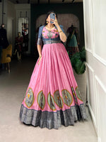 Load image into Gallery viewer, Janvi Dola Silk Gown | Shoppers Trend