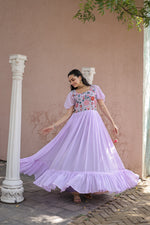 Load image into Gallery viewer, Tulasi Faux Georgette Gown | Shoppers Trend
