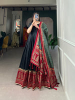 Load image into Gallery viewer, Krishna Tussar Silk Anarkali | Shoppers Trend