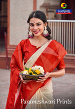 Load image into Gallery viewer, Khusi Soft Kolkata Tussar Bech Saree | Shoppers Trend