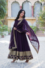 Load image into Gallery viewer, Shilpa Faux Blooming Anarkali | Shoppers Trend