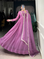 Load image into Gallery viewer, Isha Silver Glory (Crunchy) Anarkali | Shoppers Trend