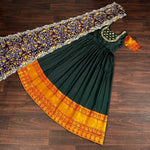Load image into Gallery viewer, Karuna Silk With Jacquard Weaving Anarkali | Shoppers Trend