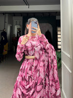 Load image into Gallery viewer, Enna Tabby Silk Dhavani Set | Half-Saree | Shoppers Trend