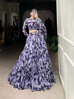 Load image into Gallery viewer, Enna Tabby Silk Dhavani Set | Half-Saree | Shoppers Trend