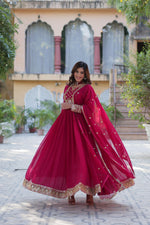 Load image into Gallery viewer, Mayuri Faux Blooming Georgette Anarkali | Shoppers Trend