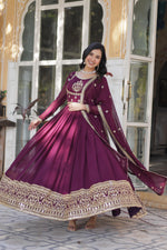 Load image into Gallery viewer, Minaxi Faux Blooming Georgette Anarkali | Shoppers Trend