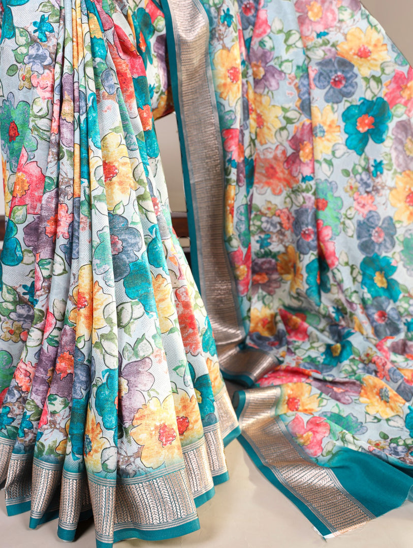 Aarti Tussar Silk Saree | Shoppers Trend