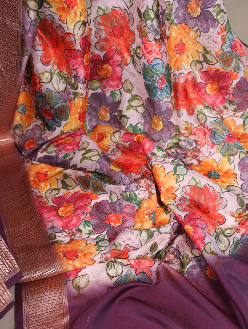 Aarti Tussar Silk Saree | Shoppers Trend