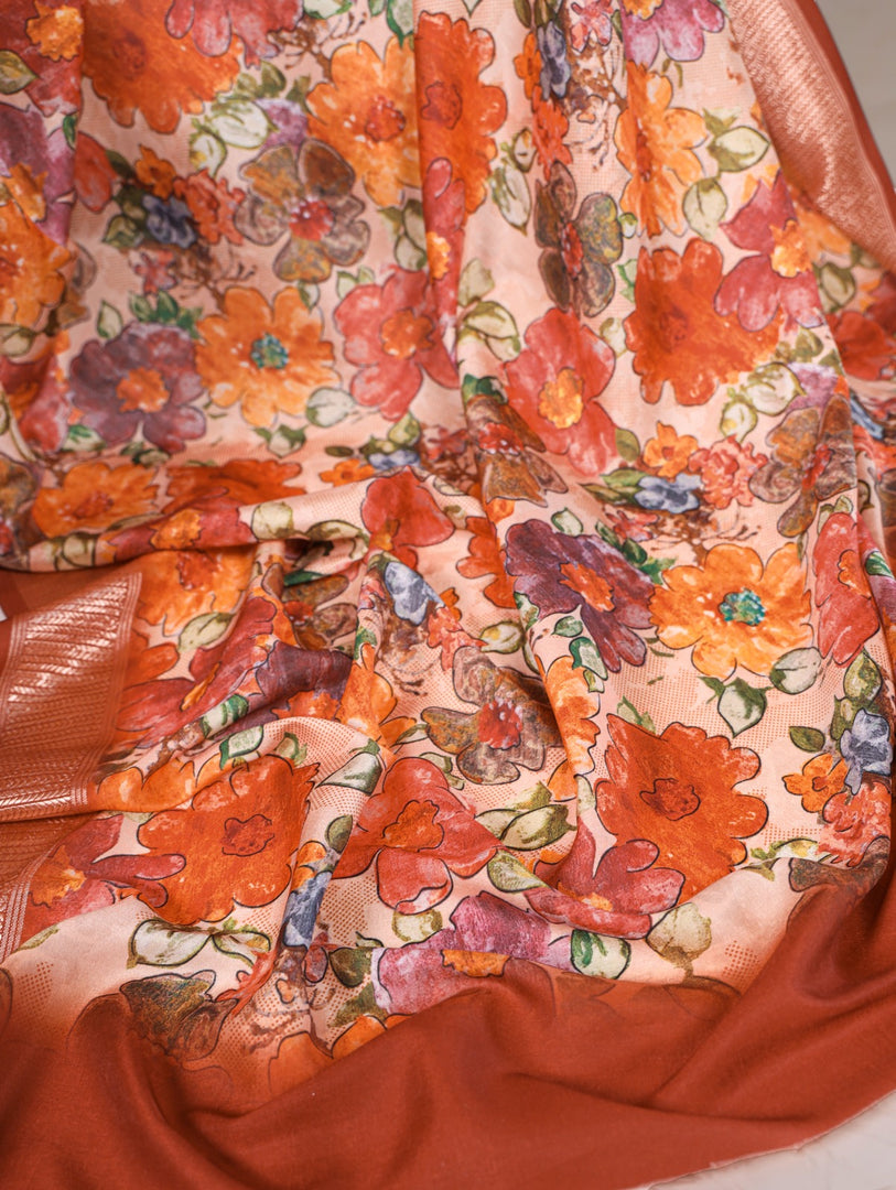 Aarti Tussar Silk Saree | Shoppers Trend