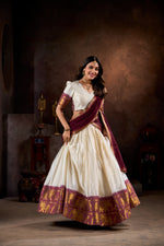 Load image into Gallery viewer, Nikita Poly Cotton Half-Saree / Dhavani Set / Langa Voni | Shoppers Trend