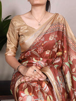 Load image into Gallery viewer, Geetha Tussar Silk Saree | Shoppers Trend