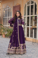 Load image into Gallery viewer, Kinjal Faux Blooming Anarkali | Shoppers Trend