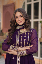 Load image into Gallery viewer, Kinjal Faux Blooming Anarkali | Shoppers Trend