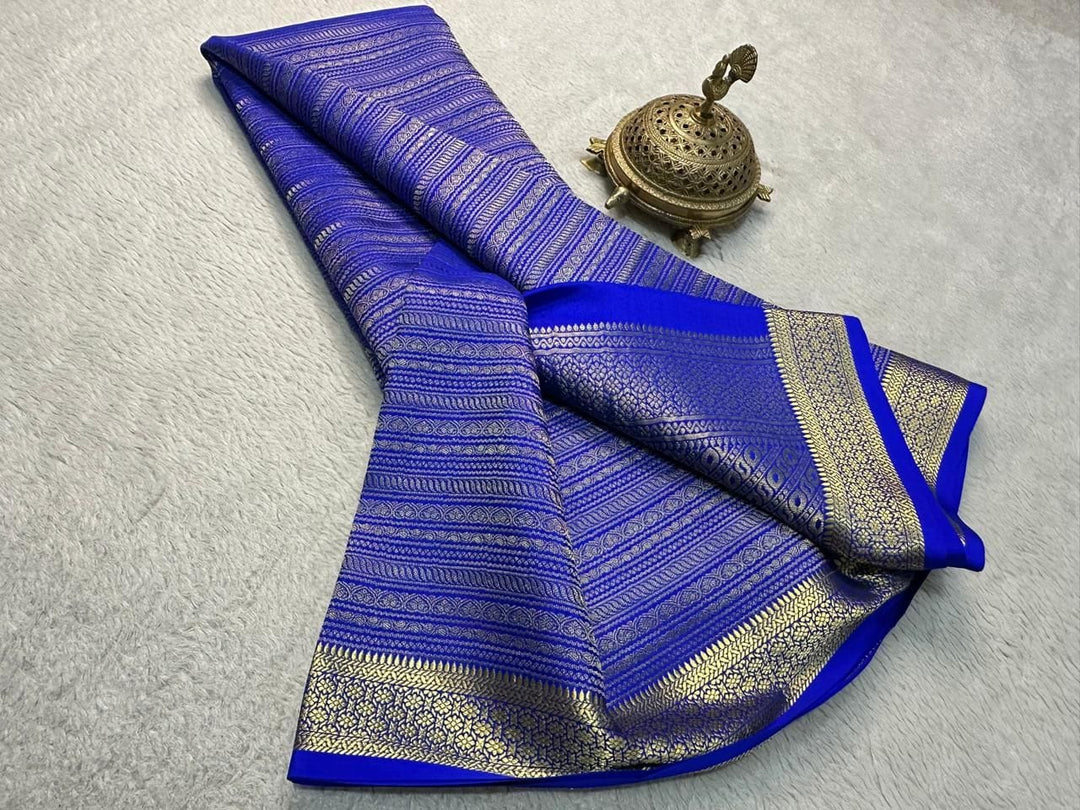Denisa Pure Mysore Silk Saree | Shoppers Trend